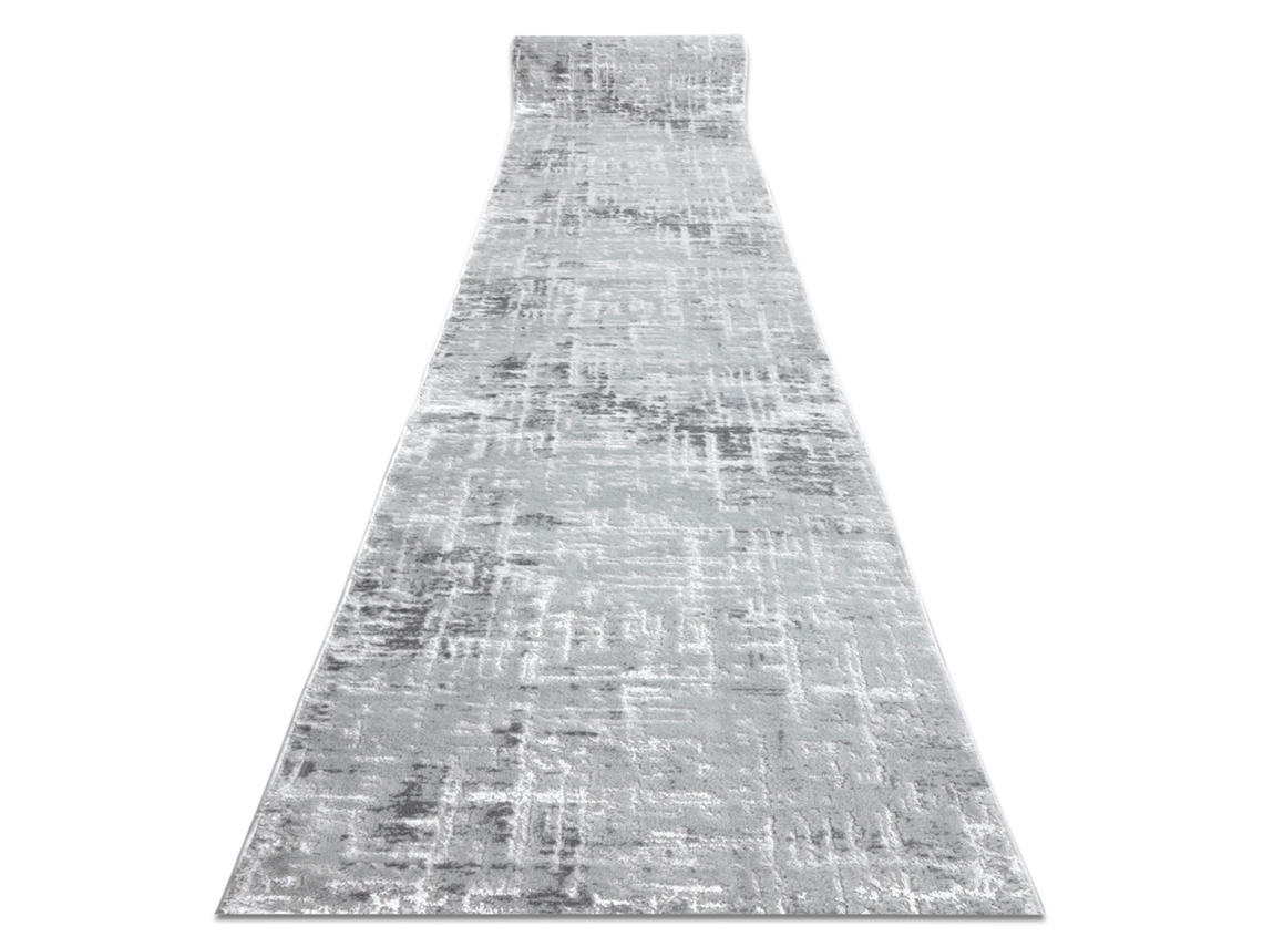 Passadeira Structural Mefe 8722 Dois Níveis de Lã Cinza Cinzento/Branco 80 cm