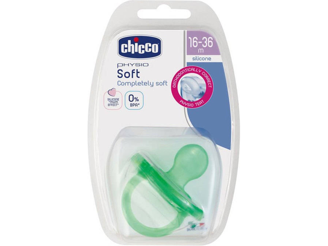 Chupeta Silicone CHICCO Physio Soft Neutro ( + 12 Meses )