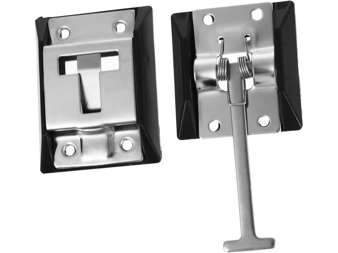 Suporte De Fecho De Porta Metálico Para Autocaravana/caravana Em Aço Inoxidável