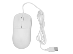 2026 mouse Óptico Usb com Fio 1200dpi Branco