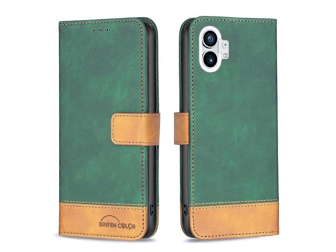 Capa Para Celular For Nothing Phone 1 Bf11 Em Couro Sintético Com Toque Aveludado E Cores Combinando.