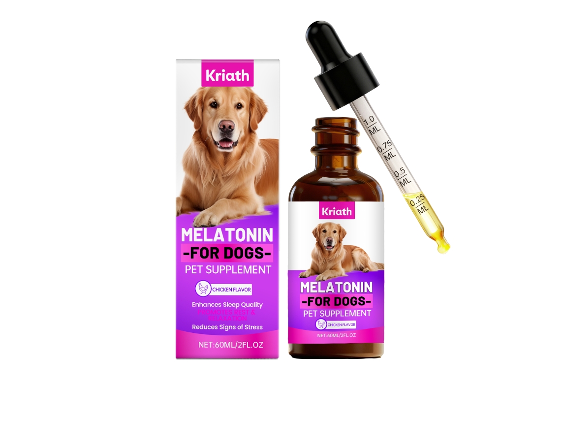 Gotas Kriath de LAXISCREED para Melhorar o Sono de Cães de Forma Natural
