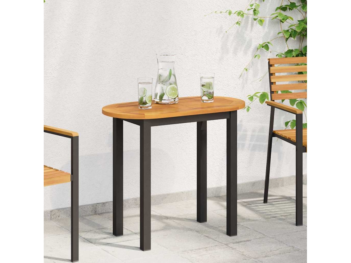 Vidaxl Tampo De Mesa Óleo Natural 80 X 40 X 2 Cm