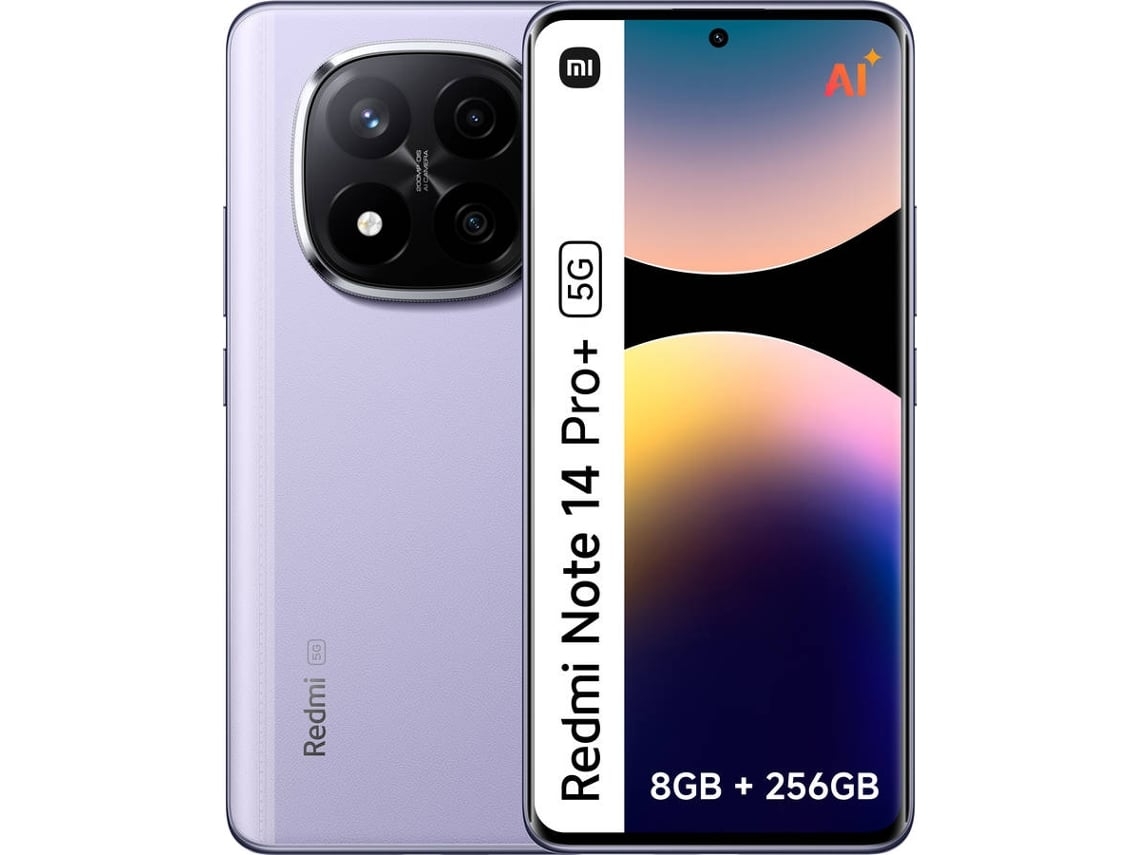 Smartphone XIAOMI Redmi Note 14 Pro+ 5G (Outlet Caixa Aberta - 6,67'' - 8 GB - 256 GB - Roxo)