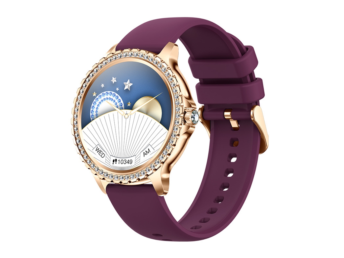 Smart Watch para Iphone/Android Borgonha GODTVAGT