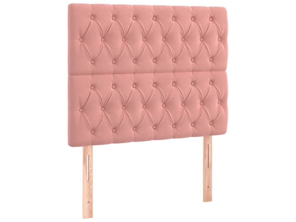 Cabeceira Rosa 100x7x118/128 Cm Veludo MAISON EXCLUSIVE