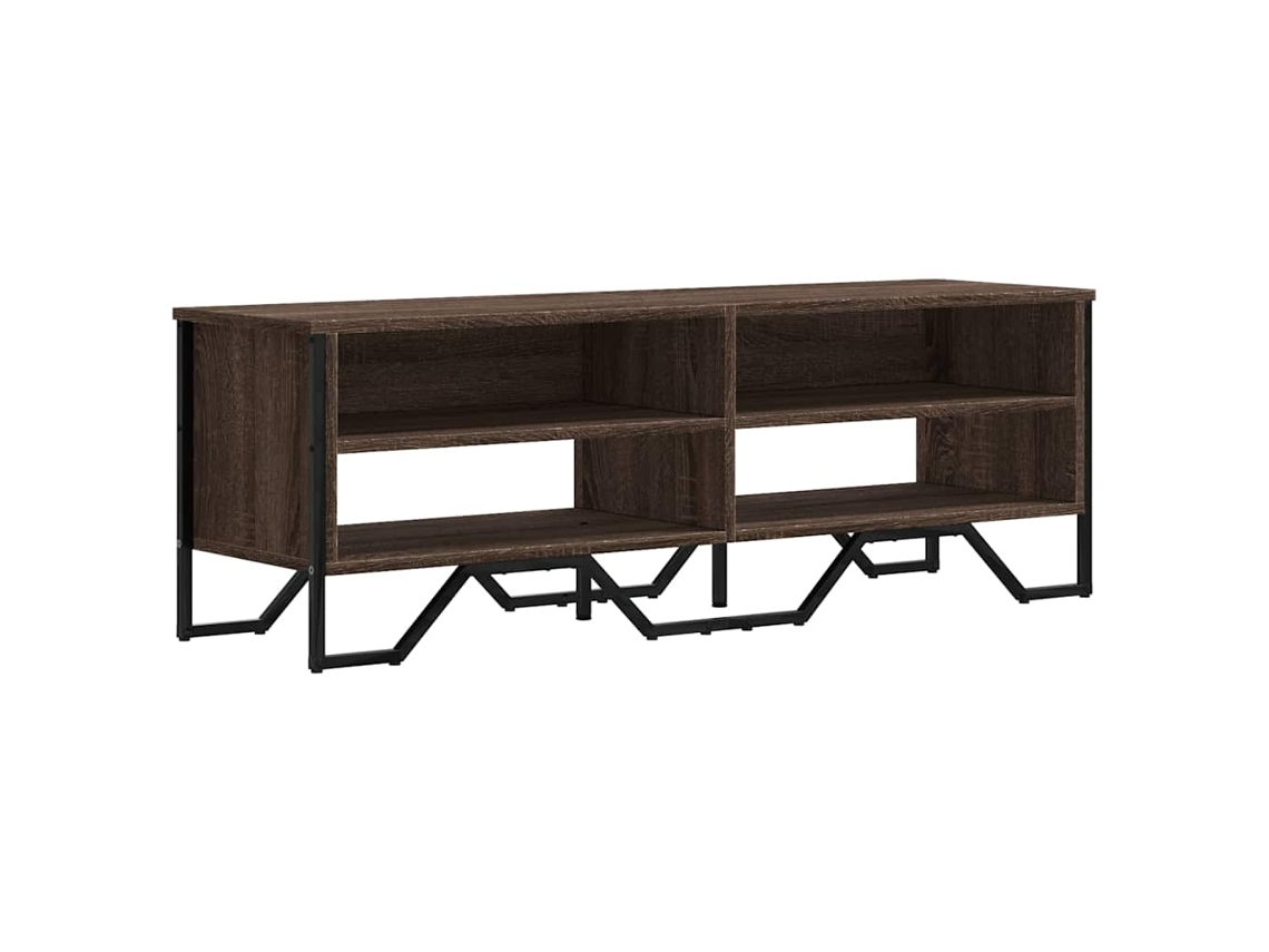 Tv Cabinet, Tv Cabinets Vidaxl Marrom Madeira Processada (n/a)