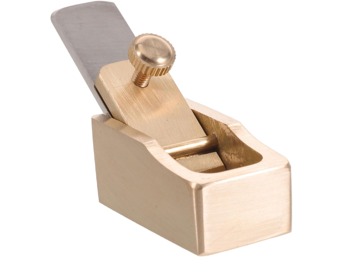 Mini Escova De Mão Em Latão Dourado Para Luthier E Violinista