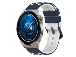 Pulseira De Silicone Bicolor Para Huawei Watch Gt3 Pro 43mm 20mm