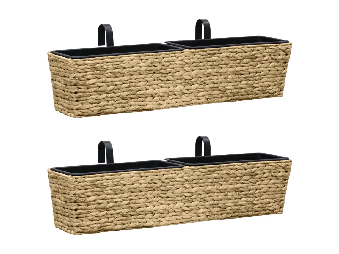 Vidaxl Floreiras De Pendurar 2 Pcs Jacinto De Água