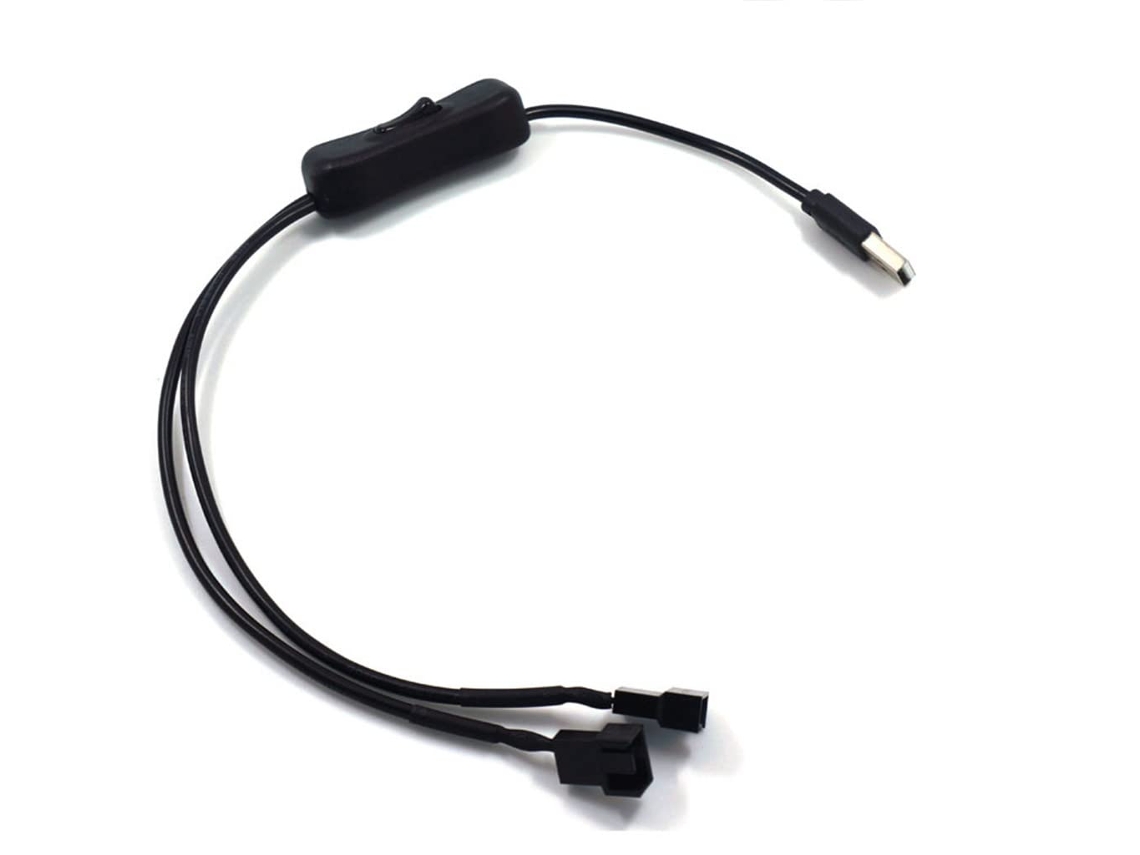 Adaptador De Alimentação Usb Para Pwm 5v Com Conector Cabo Gabinetes