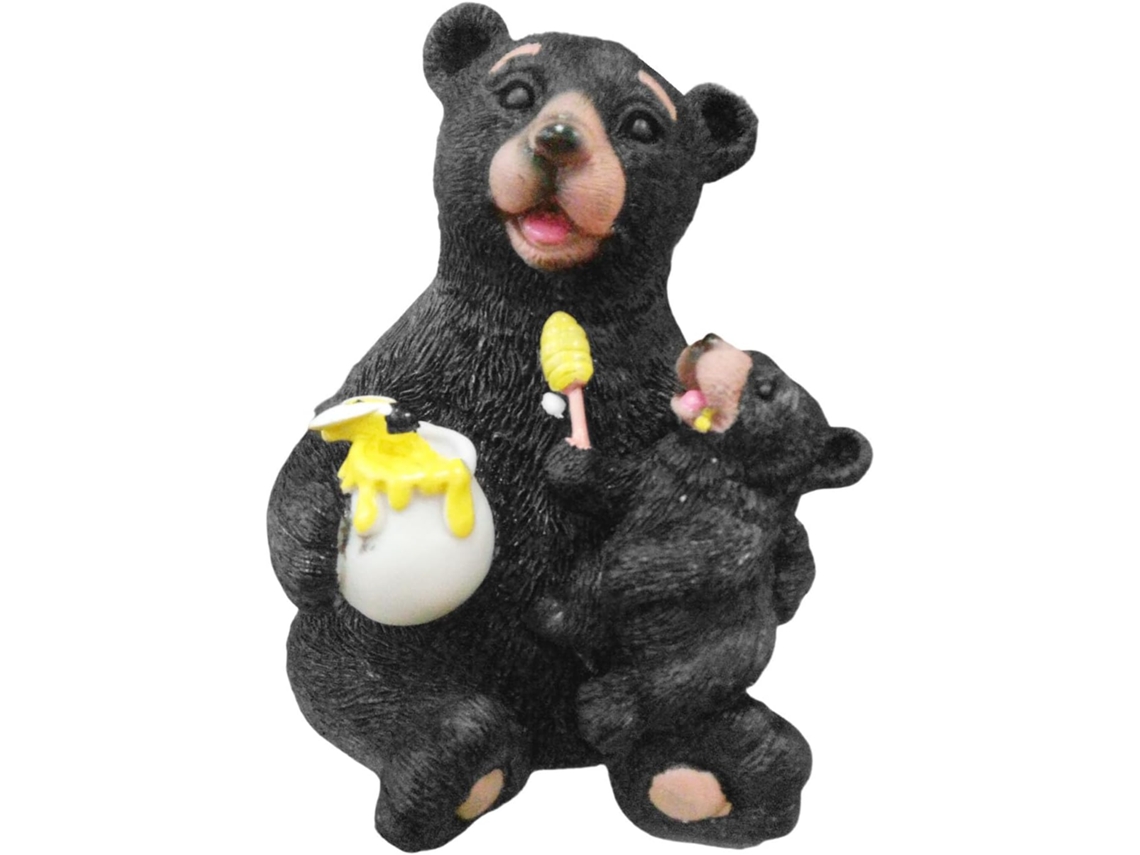 Estátua de Urso com Luz Solar um Cantinho Aconchegante com Nossas Luzes de Urso, Decoração para Pátio Externo Figuras CHABERLU