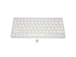 Aetheria teclado Sem Fio Bilingue Francês inglês 2.4g Plug And Play para Desktop Laptop Tablet