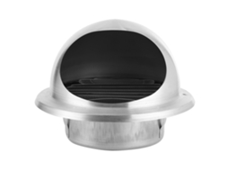 Chapa de Ventilação Inox 304 125mm Bola Impermeável