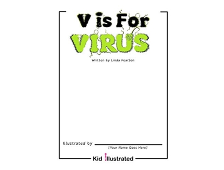 Livro V is For Virus de Linda Pearson (Inglês)