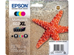 Pack Tinteiros EPSON 603XL Preto e Cores (Outlet Caixa Aberta )