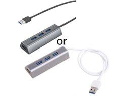 Adaptador De Hub Usb C 3.0 Com 4 Portas E Divisor De Alta Velocidade Para Pc E Laptop Brilvibera