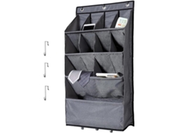 Organizador De Calçado Suspenso - Espaço De Armazenamento Com 20 Compartimentos - Sustentável - 43,2 X 16,5 X 90,2 Cm - Perfeito Para Acessórios - Arm