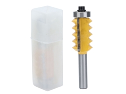 Fresa De Router De Dentes Múltiplos Ondulada Aço Carbono Liga 8mm Shank 30mm Madeira