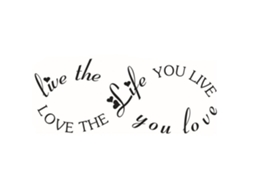 Decal De Letras Inglesas Para Parede Decorativa Casa