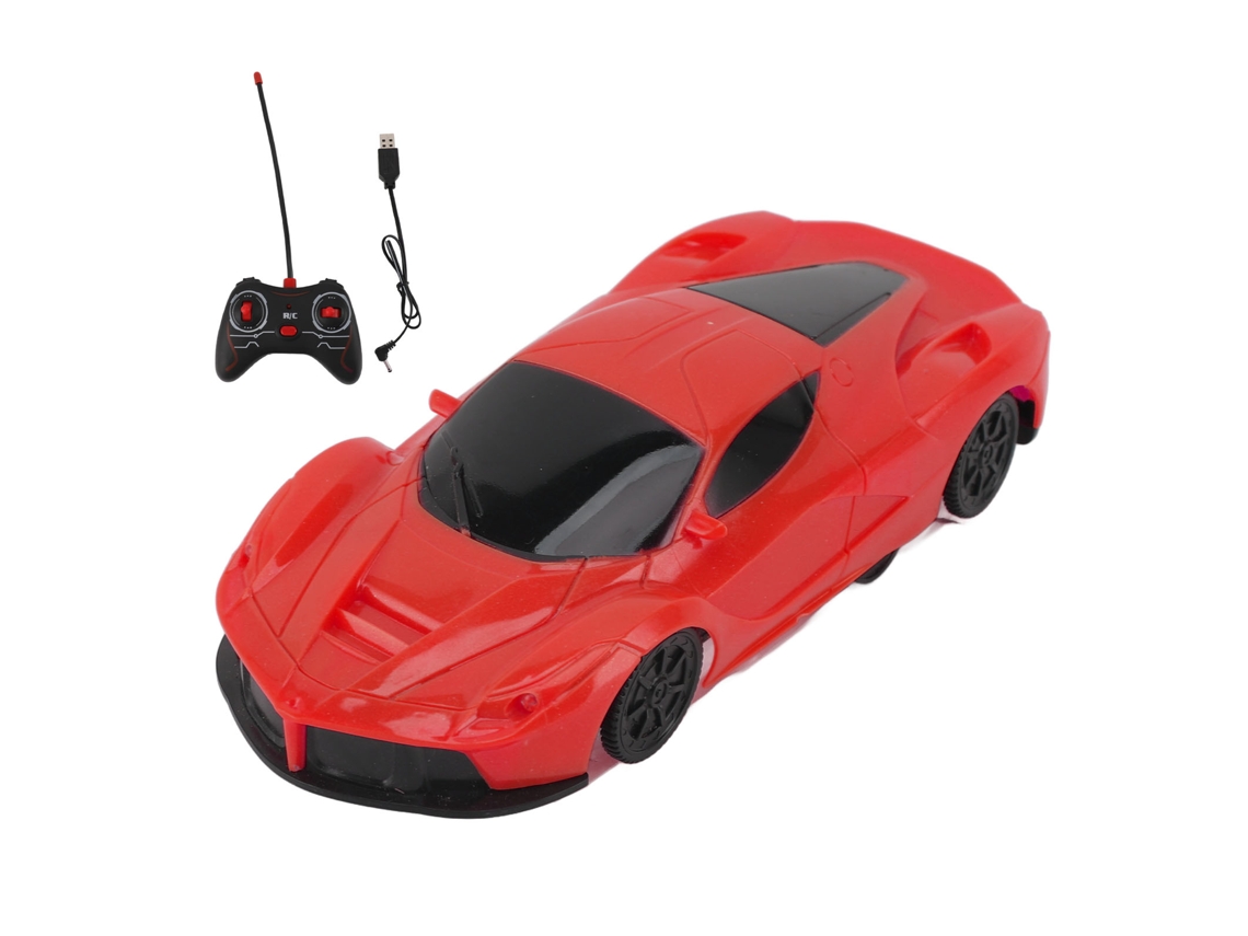 Carro De Controle Remoto Elétrico Recarregável De Escalada De Parede Com Drift E Stunts Para Crianças Vermelho