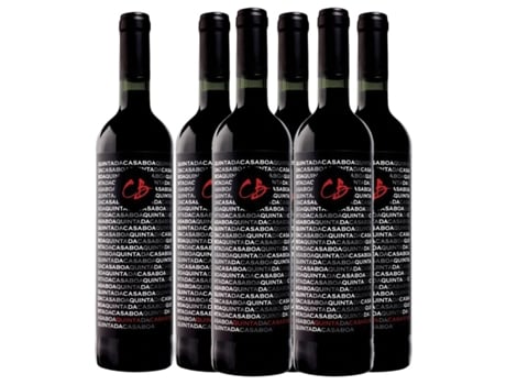 Pack de 6  garrafas de Vinho Tinto Quinta  da Casaboa 75 cl