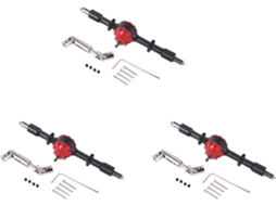 Conjunto de 3 Eixos Traseiros de Metal com Engrenagens de Aço para D12 B14 B24 B16 B36 C14 C24 SFUSHOS