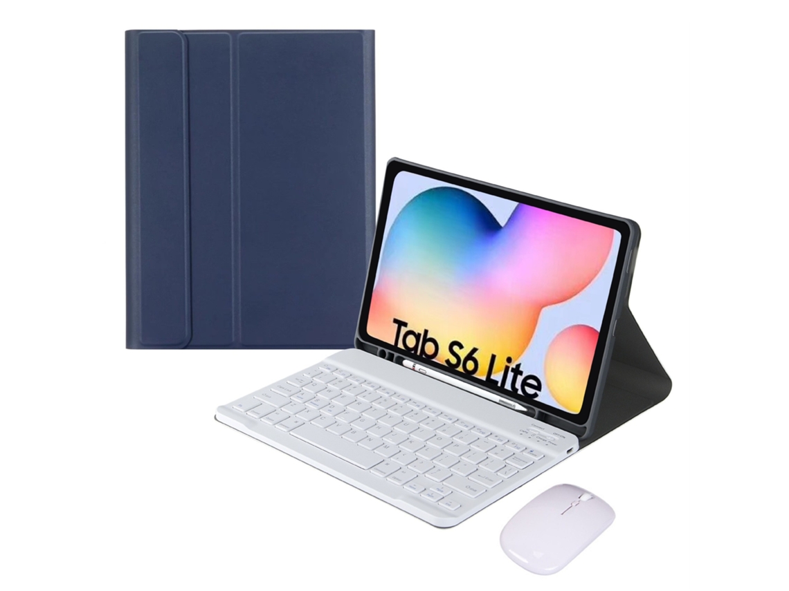 Lurelia Capa Com Teclado Bluetooth Para Samsung Tab S9fe 10.9 Com Rato