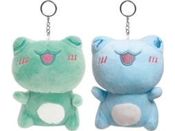 2-pack De Pelúcias De Sapo Mini, Macios De 4,3 Polegadas Com Chaveiros, Para Crianças, Berçário, Presentes E Máquinas De Garras