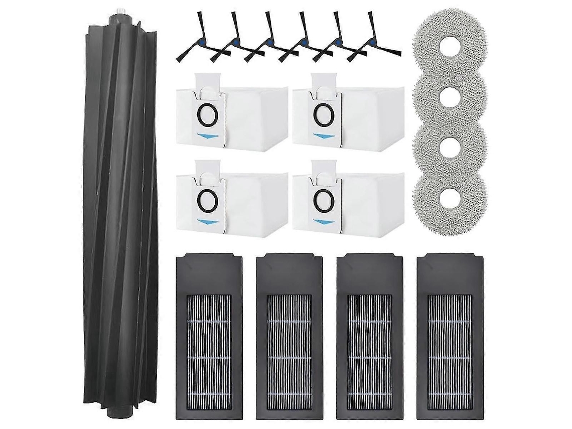Para Aspirador De P Deebot X2 Omni, Escova Lateral Principal De Borracha, Filtros Hepa, Pano De Esfrego, Sacos De P, Acessrios Yunzii