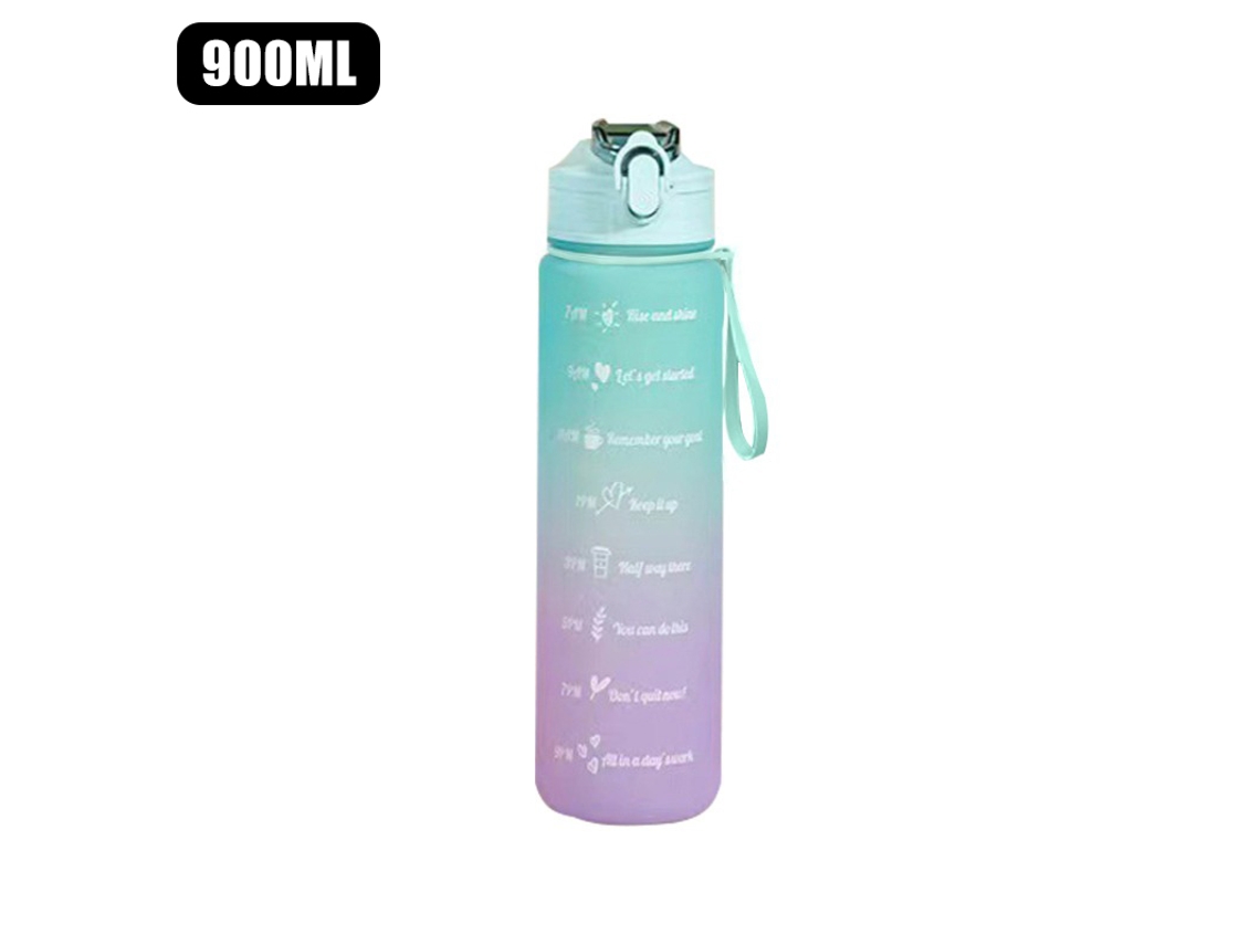 Garrafa Desportiva Motivacional (900 ml)