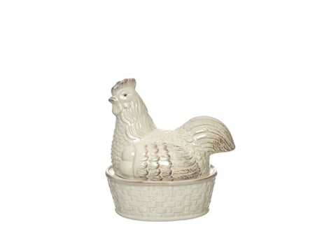 Caixa Galinha Cerâmica 25cm Imporcelos