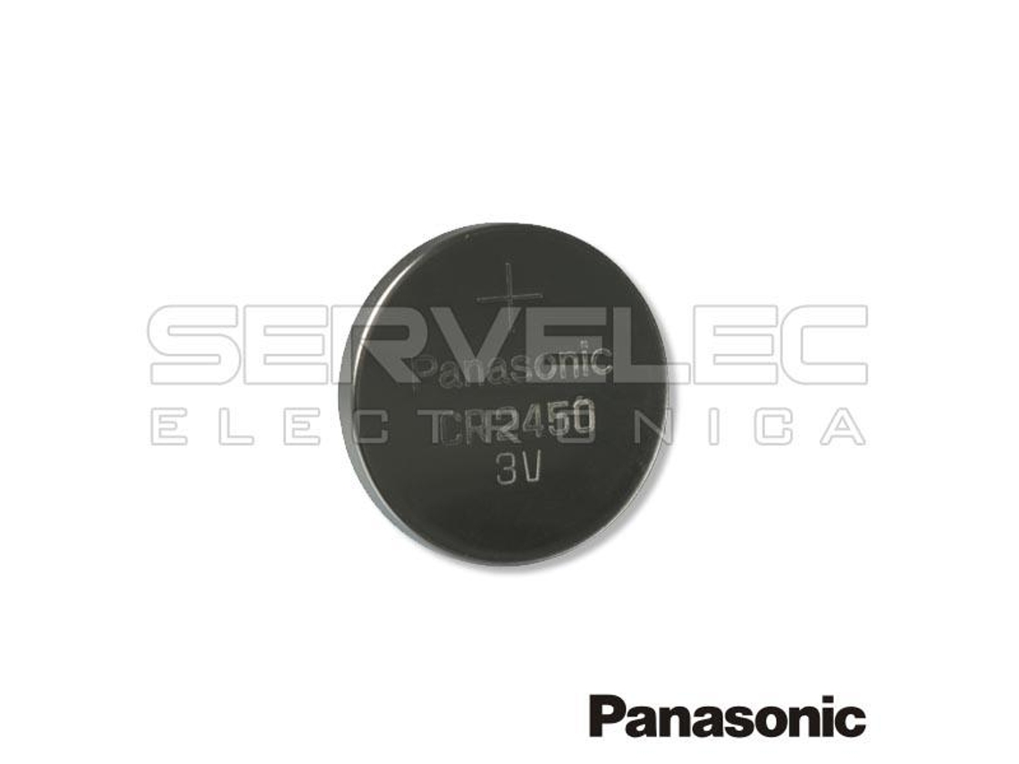 Pilha Lithium Botão Cr2450 3V Panasonic