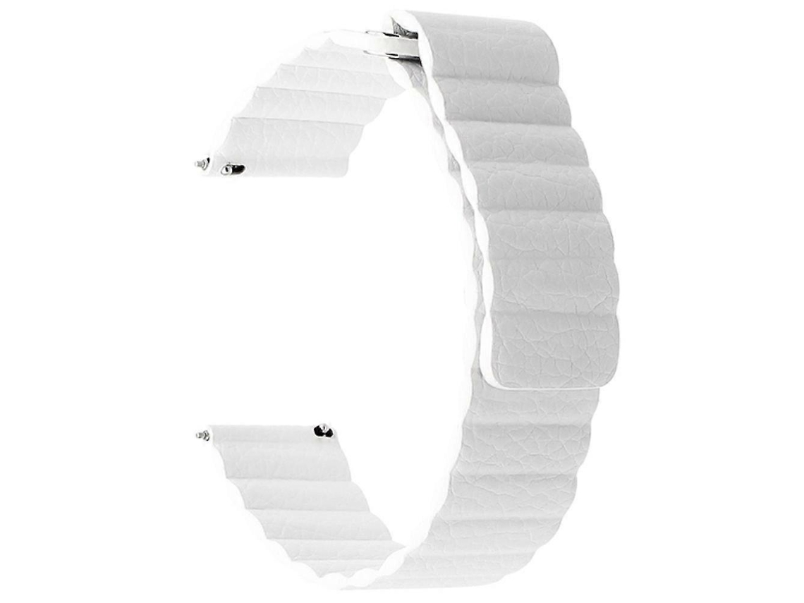 Pulseira De Couro Com Fecho Magnético De 20 Mm Para Samsung Gear S2 / Active2 (preta)