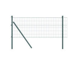 Conjunto 1 Cerca Externa Vidaxl Verde Aço (25 X 0,4 M)