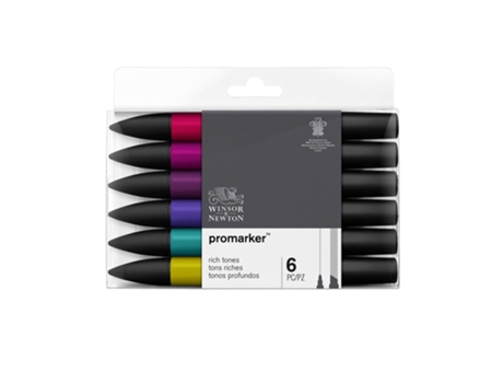 Marcador Promarker W&N Set 6 Tons Ricos