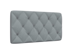 Cojín de cabecero de 100 cm en tejido gris claro