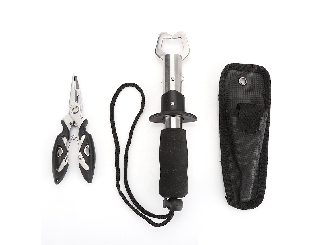 Alicate de Pesca com Cabo de Aço Inoxidável Multifuncional