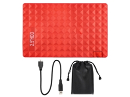 Disco Rígido Móvel Ultra-fino Portátil Bu King Yd0024, 2,5 Polegadas Usb, Hdd.