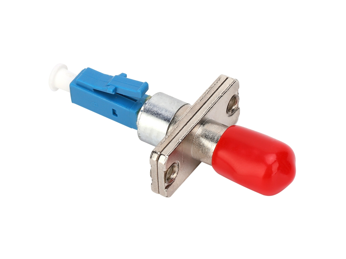 Laxiscreed Adaptador De Fibra Óptica Lc Macho Para St Fêmea Para Conexão De Fibra Óptica