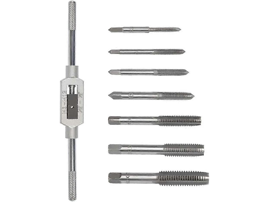 Conjunto De Martillos De Mano De 8 Piezas Para Filete Externo M3/4/5/6/8/10/12 Acero Aleado Anticorrosivo Herramienta De Ahorro De Tiempo