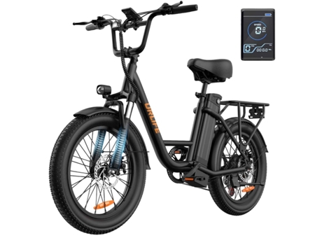 Bike Urlife E20 Motor 250w Bateria 48v 13ah Pneus De 20 Polegadas Freio A Disco Preto