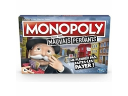 Jogo Coletivo MONOPOLY Monopoly Mauvais Losers (Idade Mínima Recomendada: 8 anos - Versão em Francês)