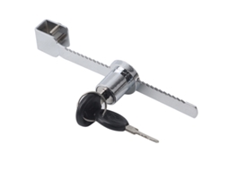 Fechadura De Trinco Para Porta Vidro Deslizante Com 2 Chaves Armário/vitrine.