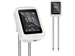 Testador Digital de Solo 6 em 1 X001 Ph, Umidade, Fertilidade, Luz, Temperatura Jardineiros Plantas