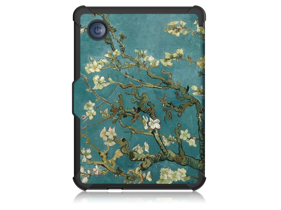 Elysve Capa Protetora Para Kobo Clara Bw N365/n367 E Reader 6 Polegadas Verde Escuro 2024