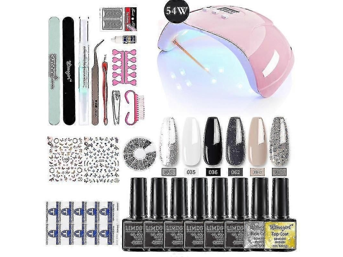 Kit De Manicure, 7.5ml, Para Unhas De Gel, Elysve