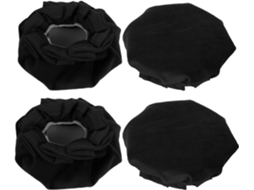 Holibanna Conjunto De 4 Capas Protetoras Antiestáticas Para Maçanetas Portas Redondas, Ideais Para Uso Doméstico