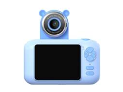 Câmera Infantil 1080p Câmera Digital De Alta Clareza Com Lente Giratória De 180° E Tela De 2.4'' Para Meninos E Meninas