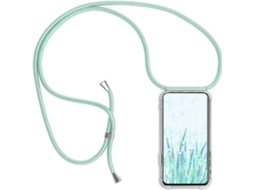 Capa iPhone XS Max HONGWE. Com corda Transparente, Verde